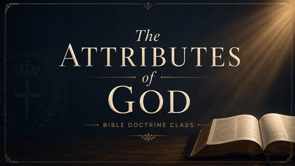 The Attributes of God course